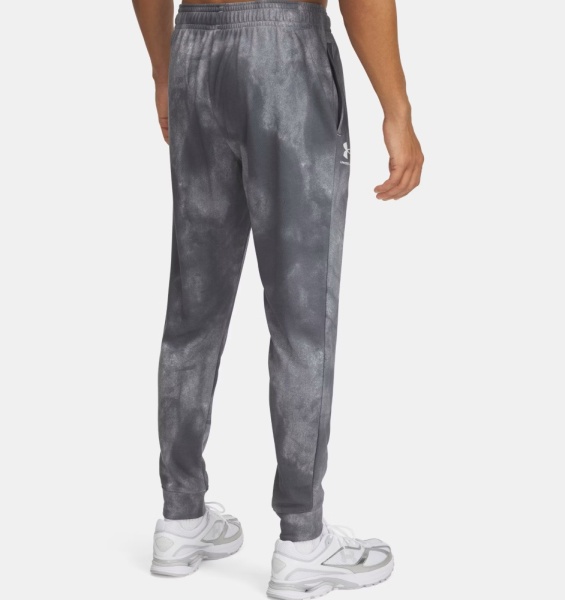Брюки Rival Terry AOP Under Armour, цвет Grey 2