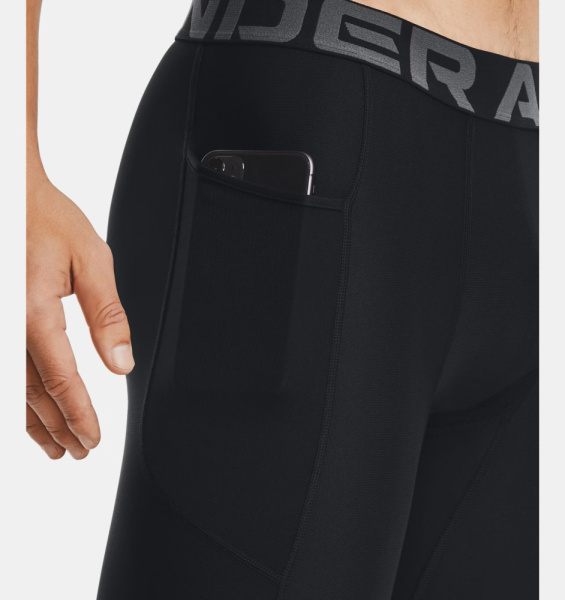 Шорты HeatGear Base Long Under Armour, цвет Black 5