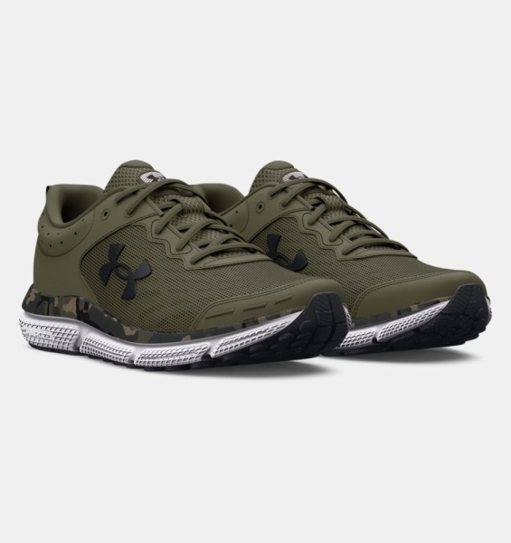 Кроссовки Charged Assert 10 Camo Under Armour, цвет Green 4