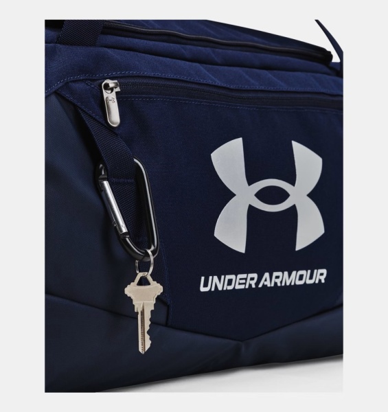 Сумка Undeniable Duffle 5.0 Under Armour, цвет Midnight Navy  Metallic Silver (40л) 3