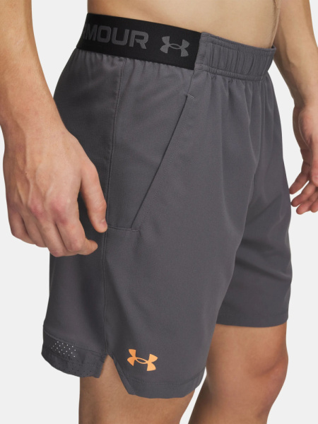 Шорты Vanish Woven 6in Under Armour, цвет Castlerock Orange Bloc 3