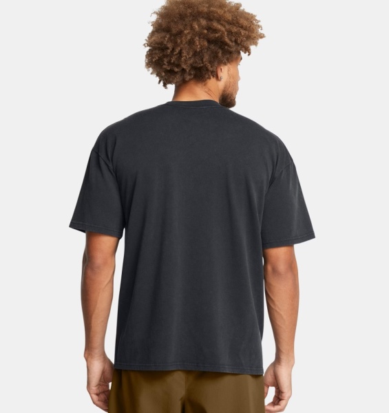 Футболка Heavyweight OS Logo Wash Under Armour, цвет Black 2