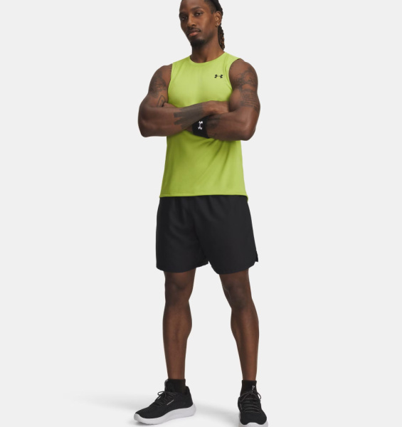 Шорты M Woven Wdmk Under Armour, цвет Black Green 3
