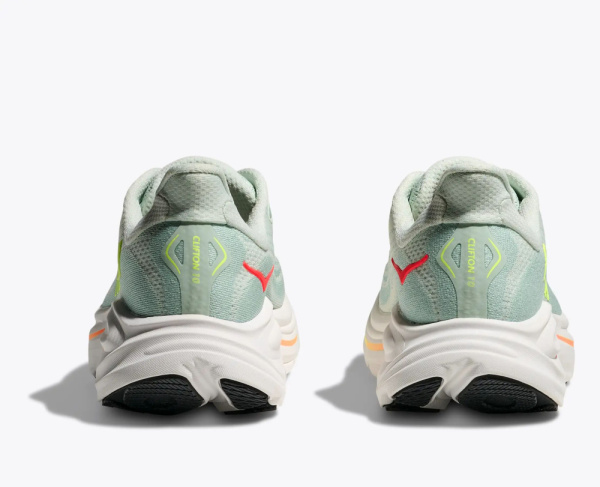 Кроссовки W Clifton 10 HOKA, цвет Sea Glass Neon Flame 5