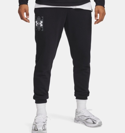 Брюки Rival Terry Logo Under Armour, цвет Black