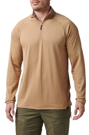 Толстовка Stratos 1 4 Zip 5.11 Tactical, цвет Сoyote 2