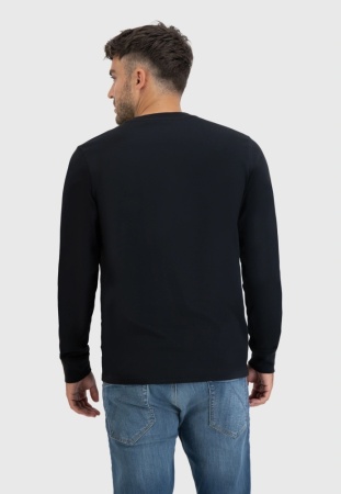 Лонгслив Grant pocket Vintage, цвет Black МОДЕЛЬ 2