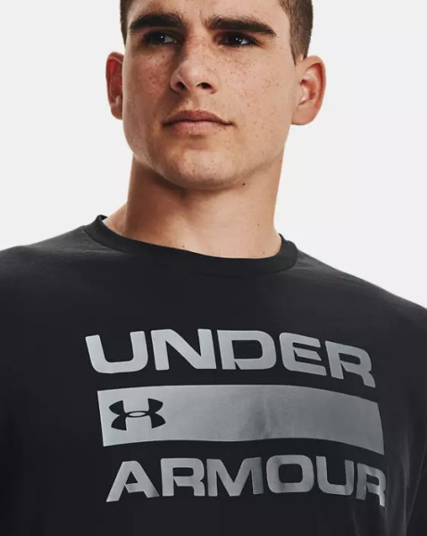 Футболка Team Issue Wordmark Under Armour, цвет Black 4
