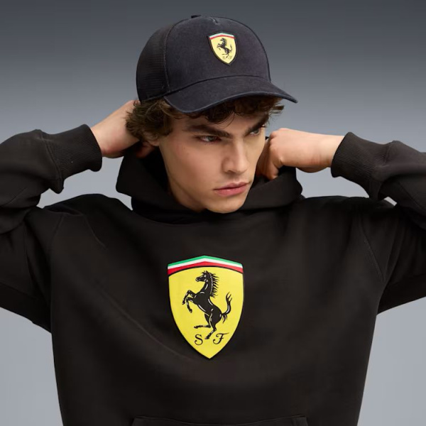 Бейсболка U FERRARI Trucker Puma, цвет Black 3
