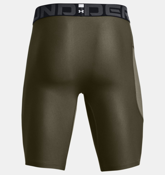 Шорты HeatGear Base Long Under Armour, цвет Green 6