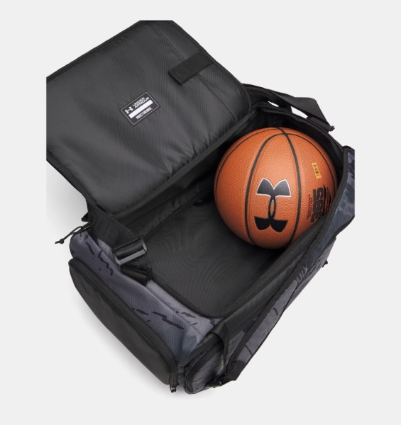 Сумка Contain Duo SM BP Duffle Under Armour, цвет Black Castlerock (50л) 3