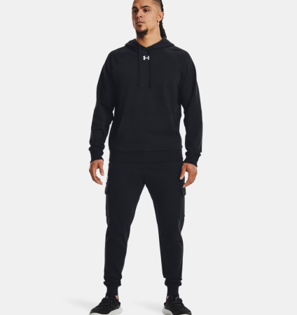 Брюки Rival Fleece Cargo Under Armour, цвет Black 3
