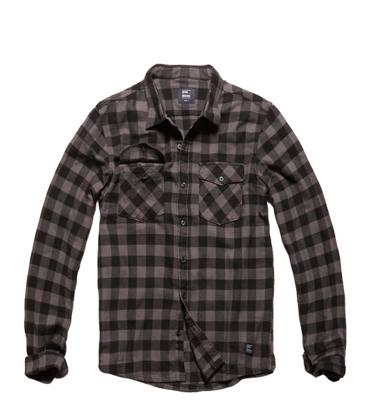 Рубашка Harley Vintage, цвет Grey Check