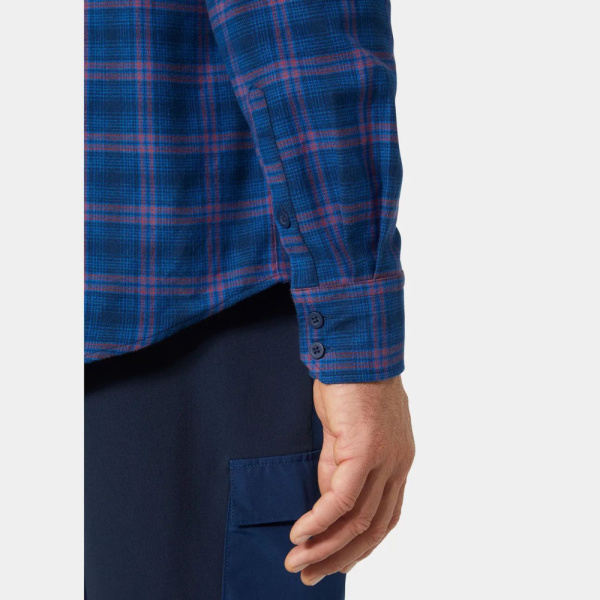 Рубашка LOKKA ORGANIC FLANNEL HH, цвет Ocean Class 4