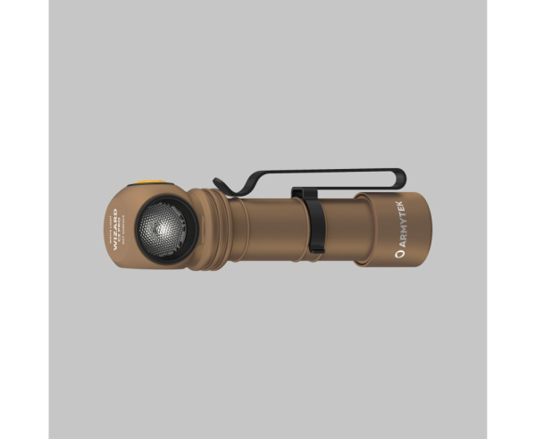 Фонарь Armytek Wizard C2 Pro Magnet USB Sand ( 2500 лм), белый свет 3