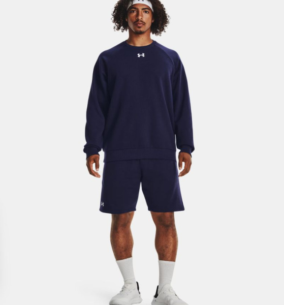 Толстовка Rival Fleece Crew Under Armour, цвет Blue 4