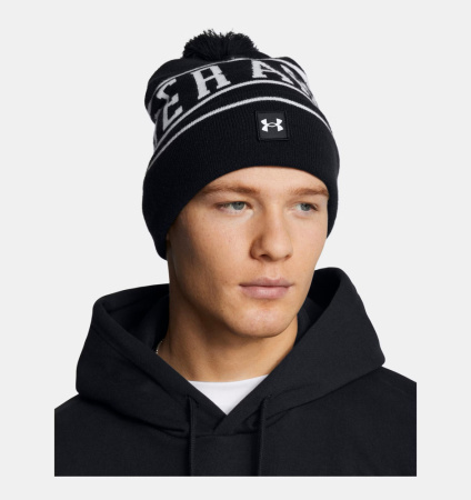 Шапка Halftime Pom Under Armour, цвет Black 2