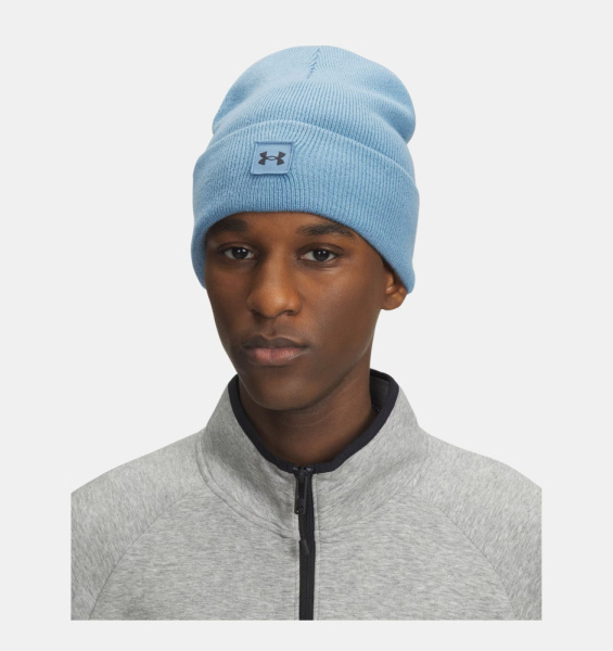 Шапка U Halftime Cuff Under Armour, цвет Blue Smoke 3